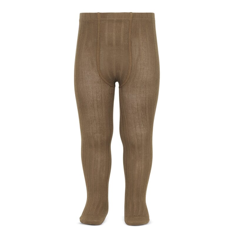 Strømpebukse rib Tobacco - Rumpetroll
