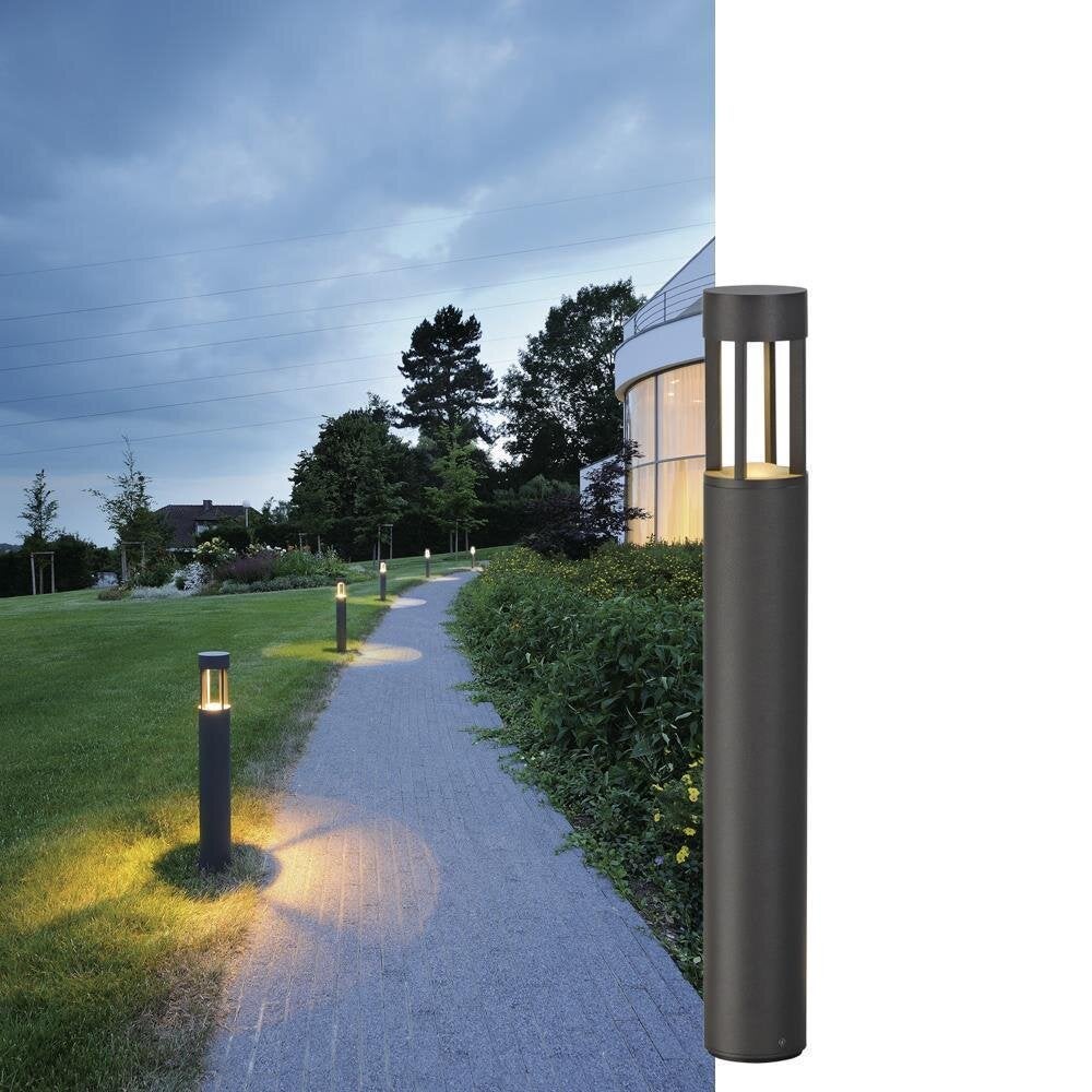 LED-padverlichting Slots, antraciet, 665 mm