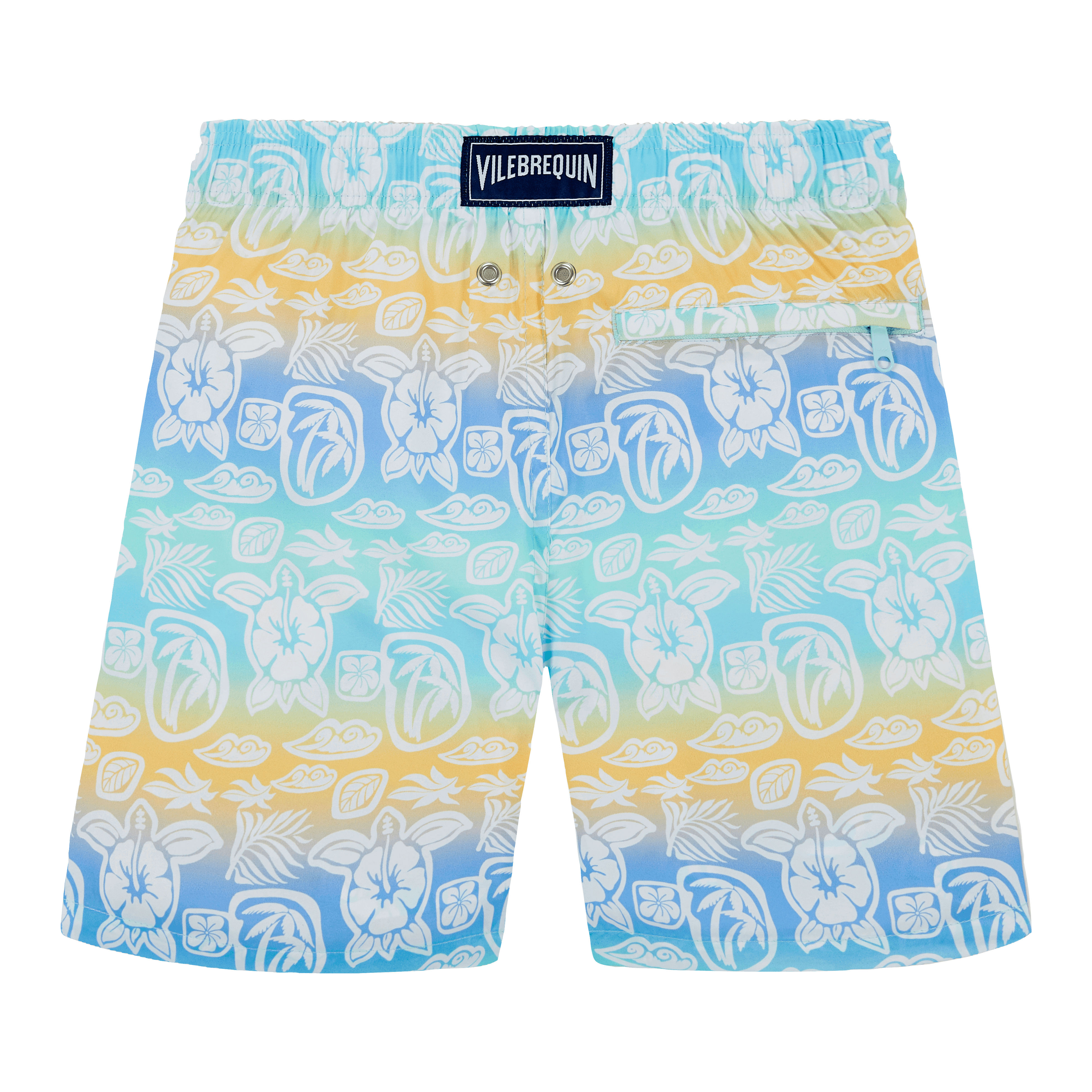 Maillot de Bain Garçon Ultra Léger et Pliable Tahiti Turtles