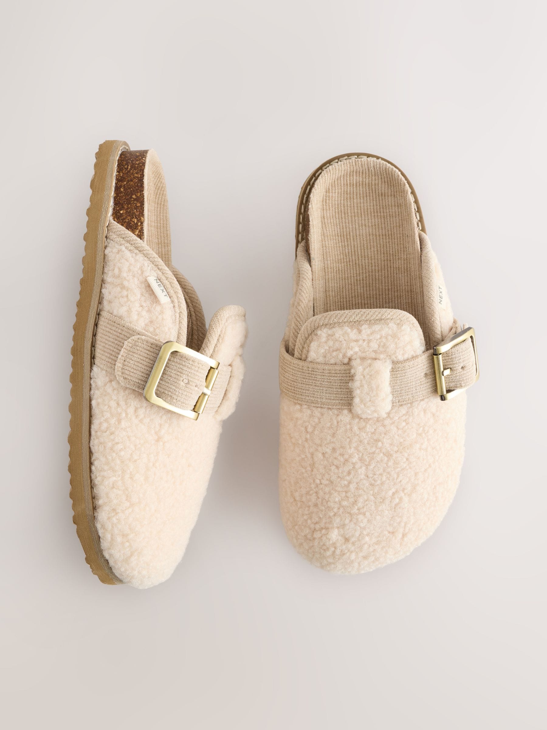 Neutraal - Borg Buckle Slippers