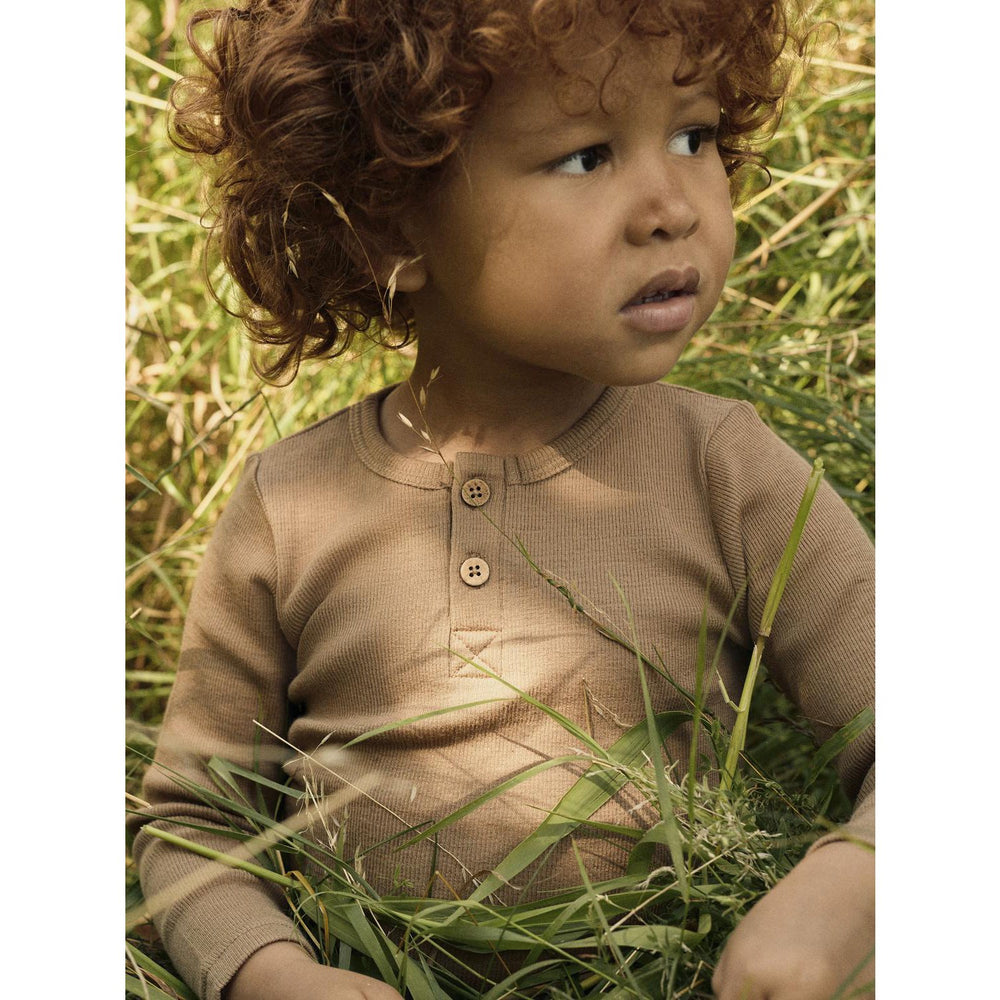 Køb Lil'Atelier Tigers Eye Nmnnoel Neb Uld Ls Slim Top Lil