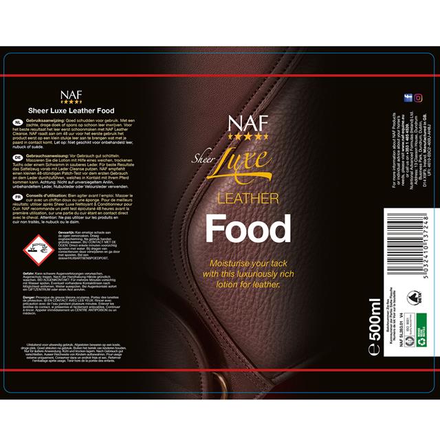 NAF Sheerluxe Leather Food