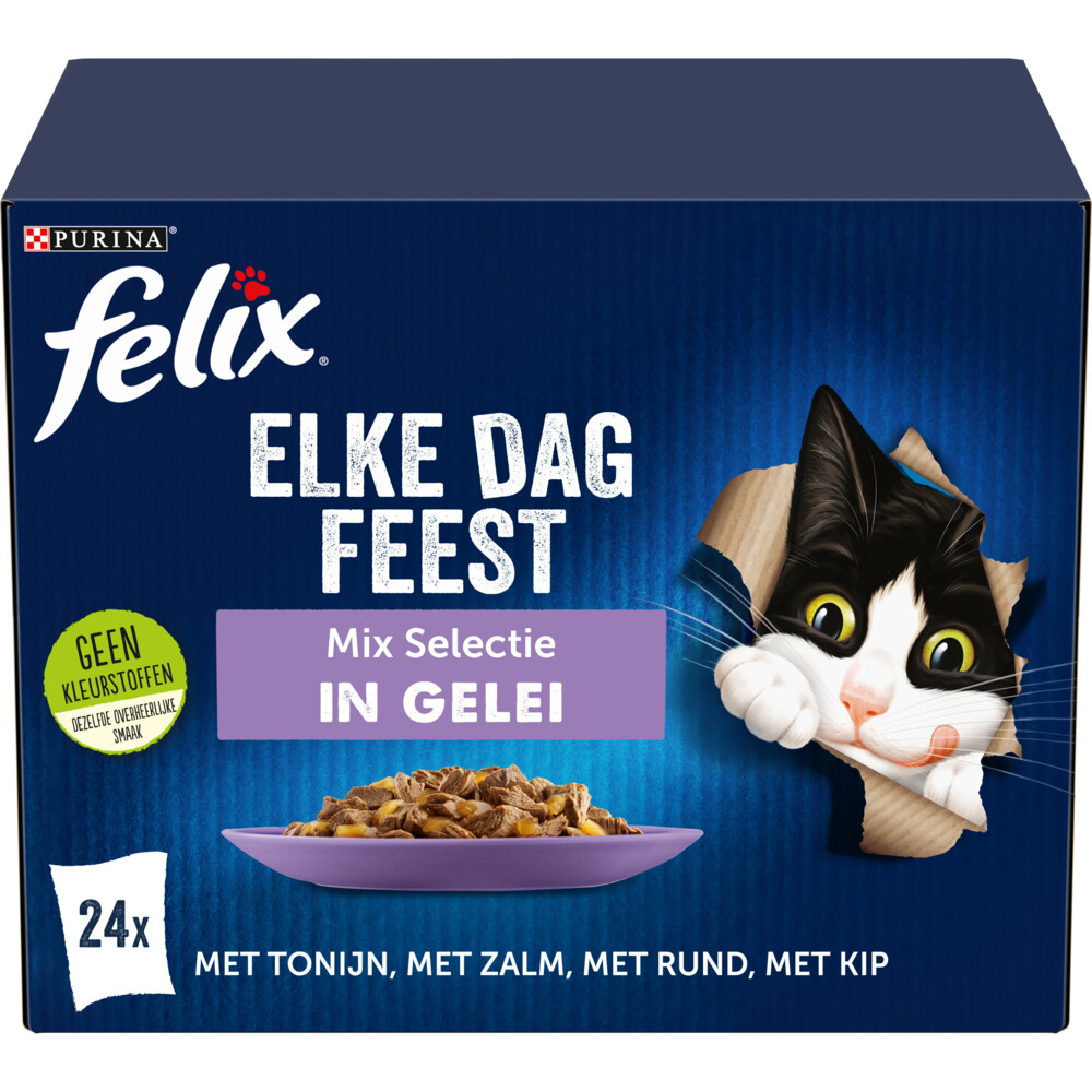 Felix Elke Dag Feest Mix Selectie in Gelei24 x 85 gr