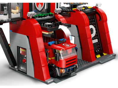 LEGO Brandweerkazerne en brandweerauto (60414)
