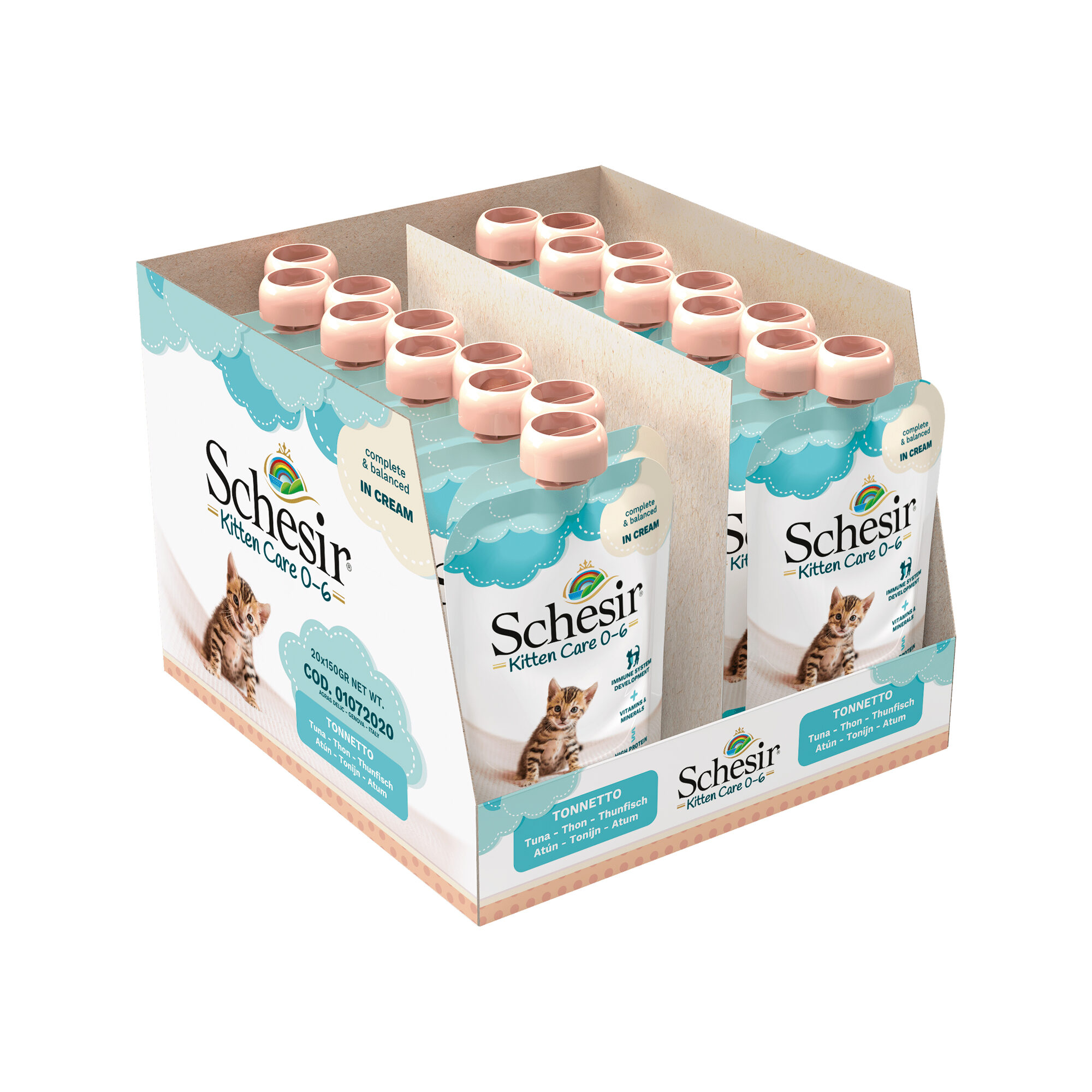 Schesir Kitten Pouch Cream