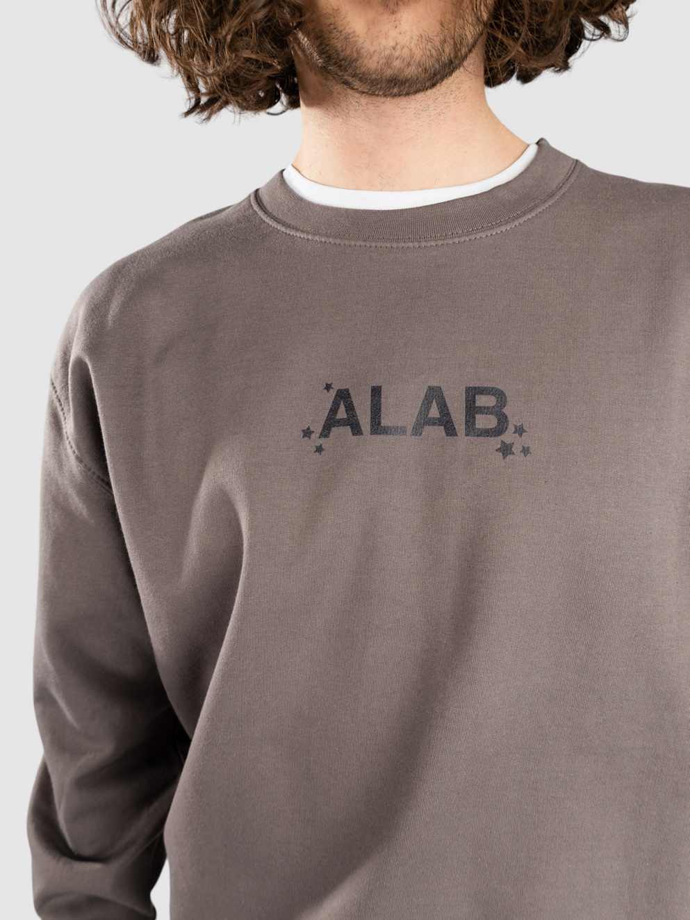 A.LAB Hate Stinks Sweater gray