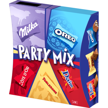 Milka Party Mix Chocolaatjes Assortiment 143g