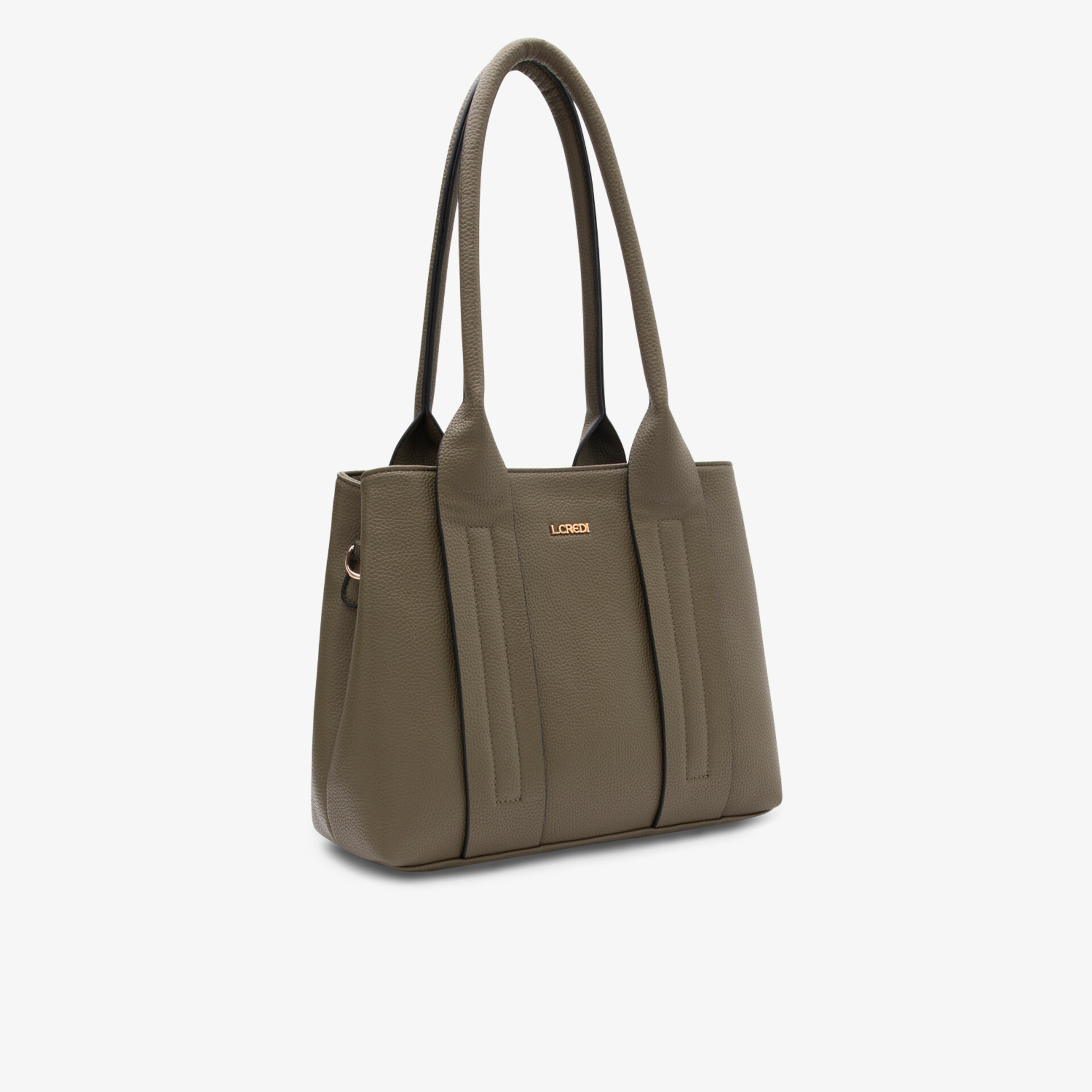 L.CREDI Damen Shopper grün