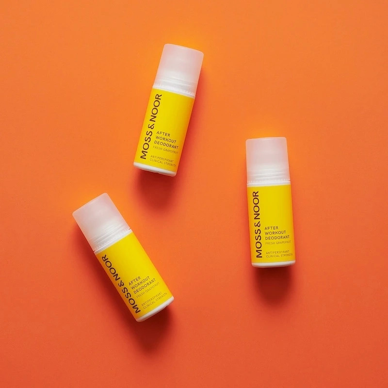 Moss & Noor After Workout Deodorant 3 Pack - Fresh Grapefruit