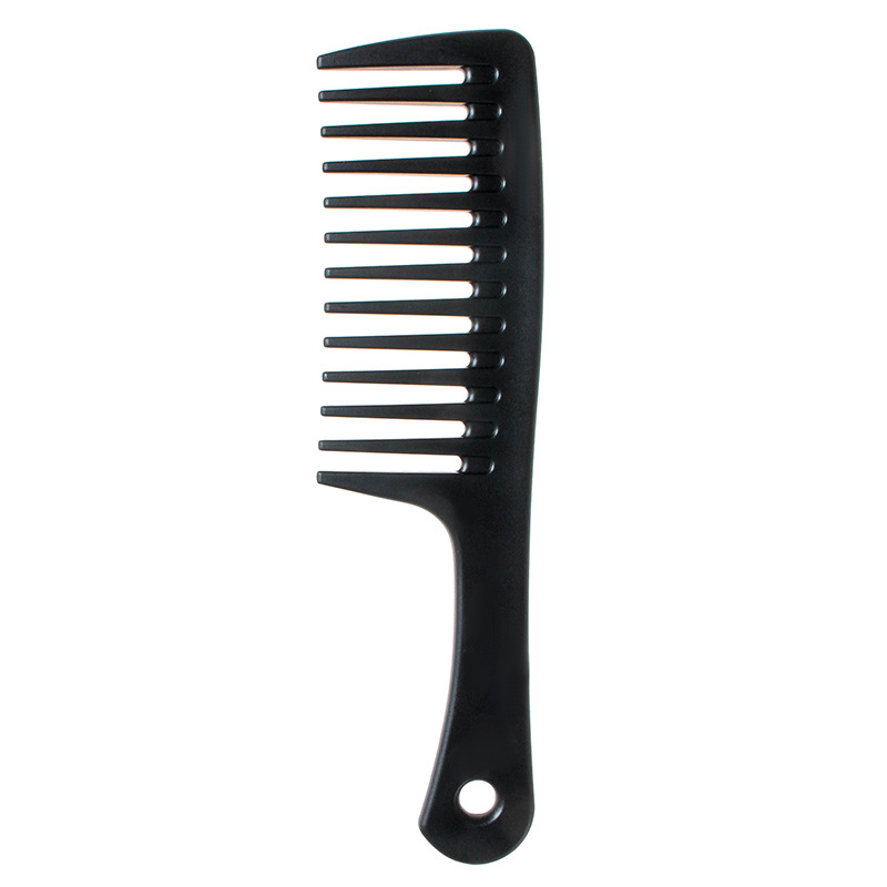 (24cm) Breiter Lockenkamm Haar Styling Strähnen Kamm - Schwarz
