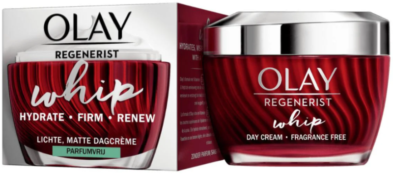 olay Regenerist Whip Dagcrème Parfumvrij 50ml