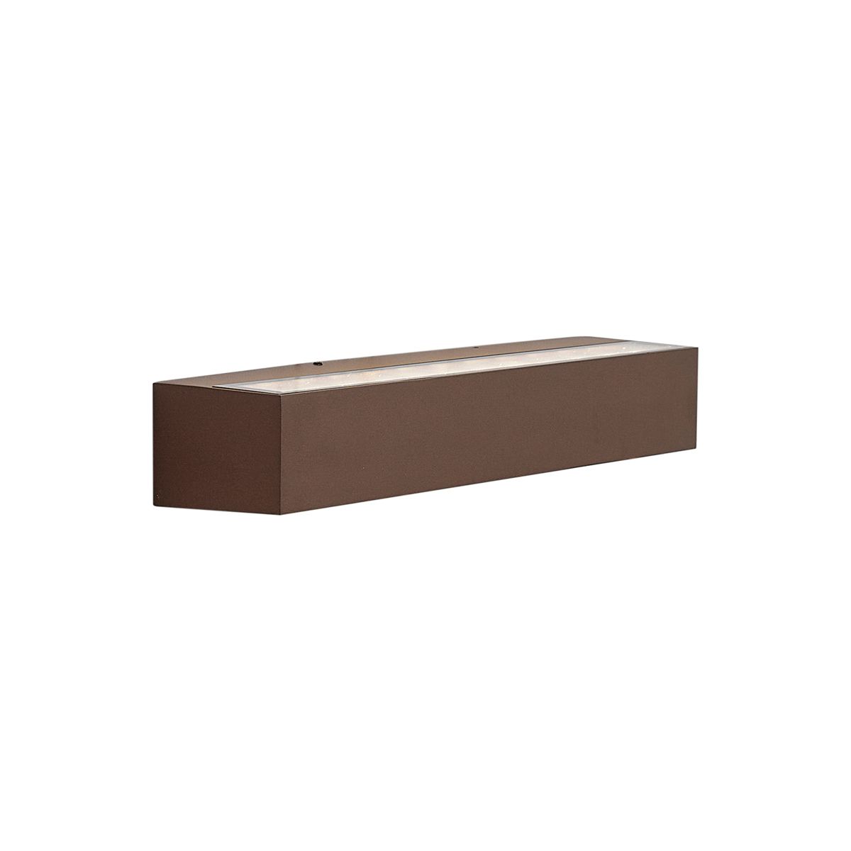 Industriële buiten wandlamp roestbruin 38cm incl. LED IP65 - Hannah