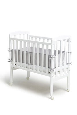 Alice & Fox Sengekant Bedside Crib, Soft Grey