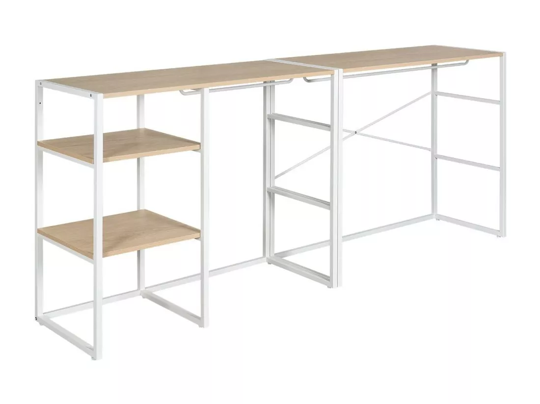 Portants vêtements sous combles modulables - Lot de 2