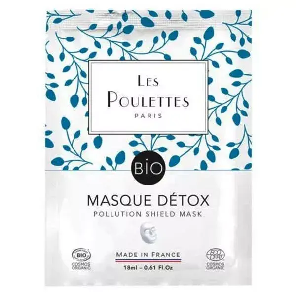 Les Poulettes Paris - Máscara Detox Orgânica Certificada - 18 ml