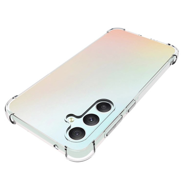 Samsung Galaxy S23 FE Gummi Hülle Case Slim Design mit Air Cushion Fallschutz - Transparent