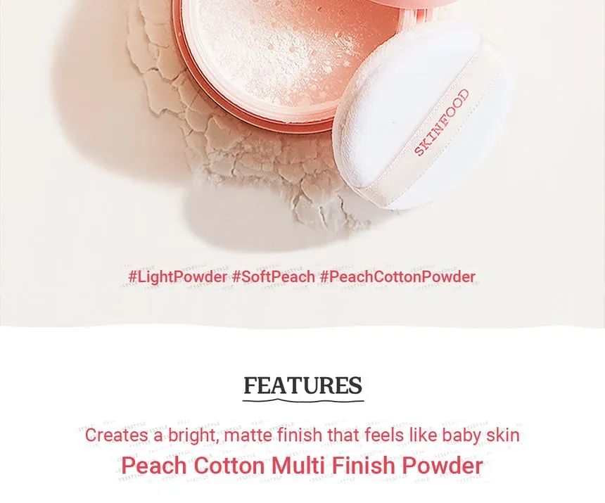 SKINFOOD - Peach Cotton Multi Finish Poeder Groot