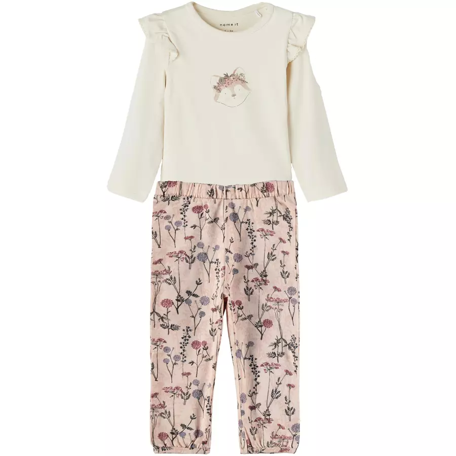 name it Body Set Nbfocilie Whitecap Gray