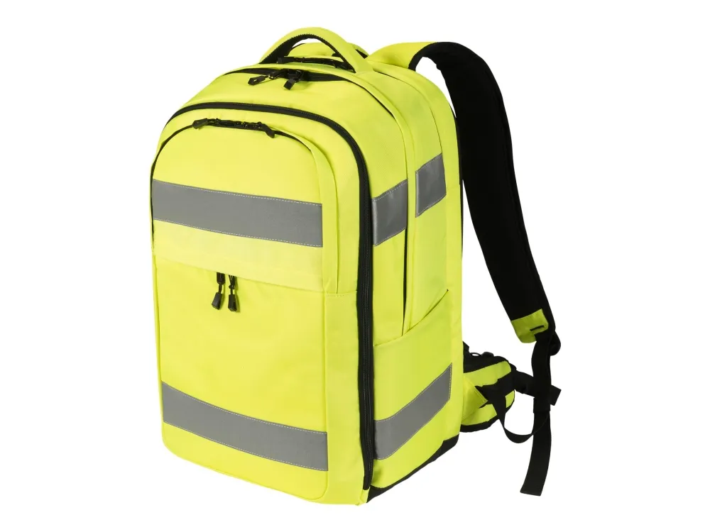 DICOTA Hi-Vis - Rygsæk - 32-38 liter - termoplastisk polyuretan (TPU), 600D RPET - gul