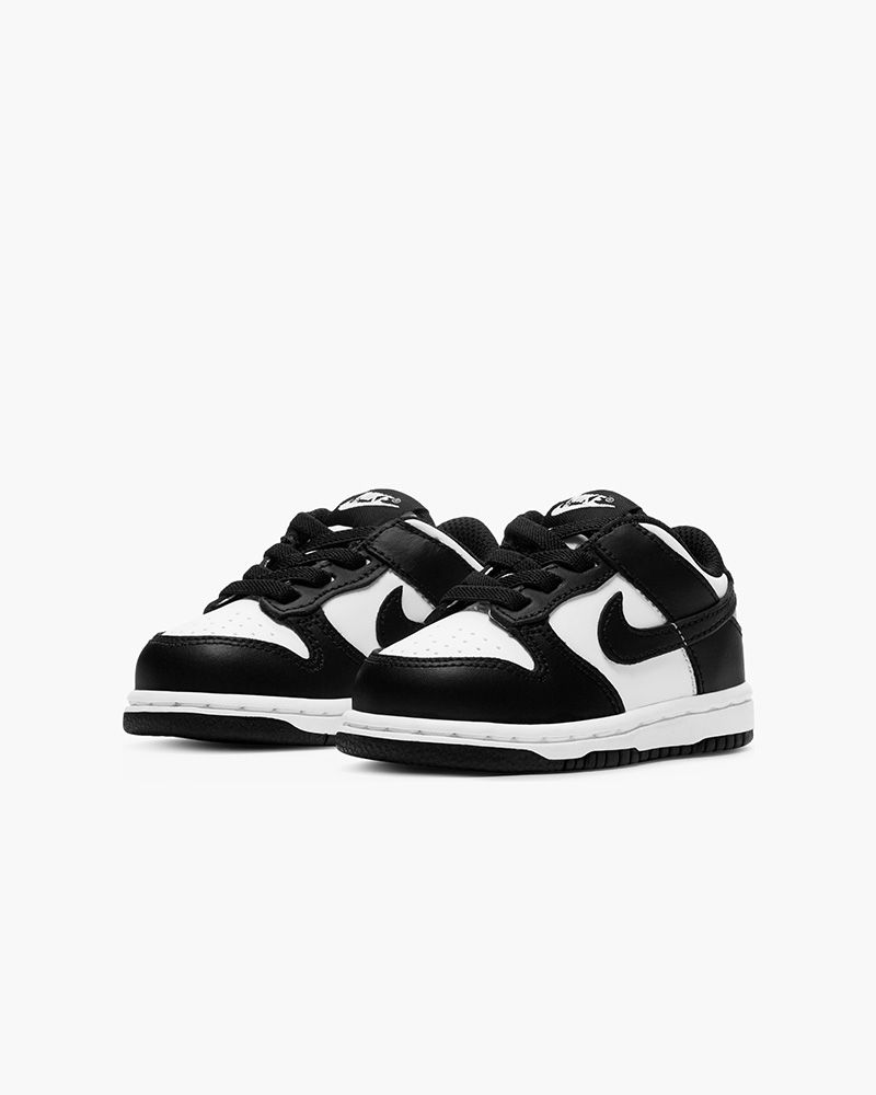 Chaussures Nike Dunk Low Blanc & Noir pour enfant
