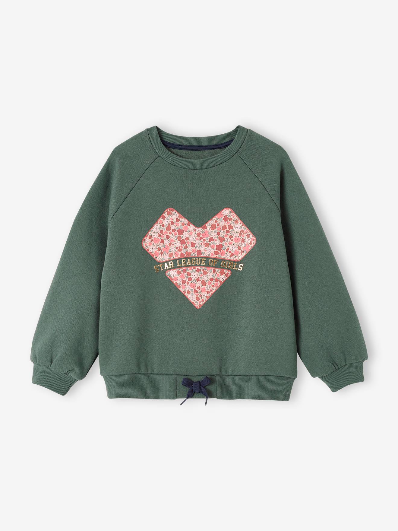 Conjunto esportivo feminino: moletom de lã + leggings verdes de tecido técnico