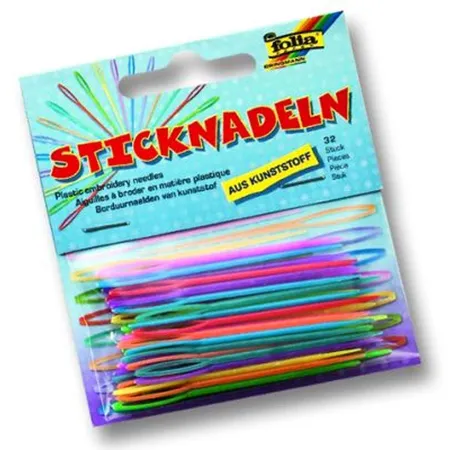 Folia 2399 Sticknadeln, 32 Stück, 6,5cm x 1,8mm