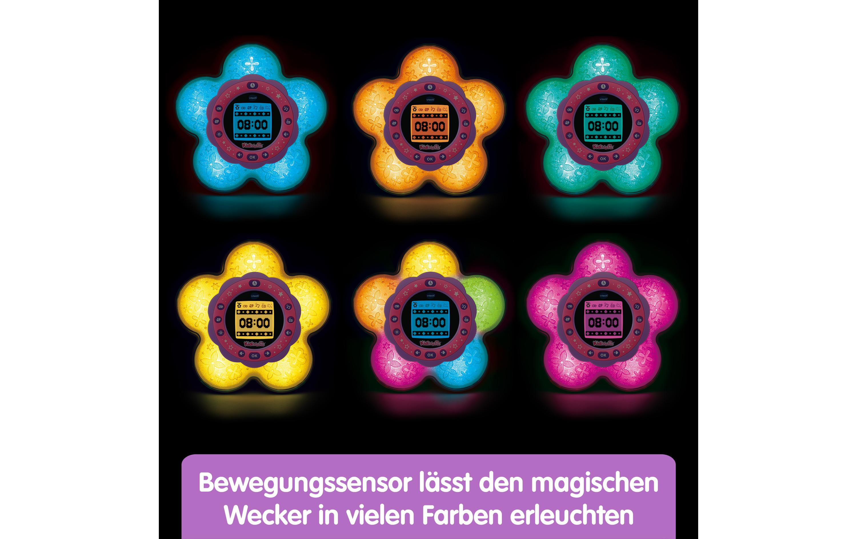 Kidimagic Galaxy Light -DE-Magischer Wecker mit farbenfrohen Lichtprojektionen und tollen Wahrsage-Funktionen sowie lustigen Spielen