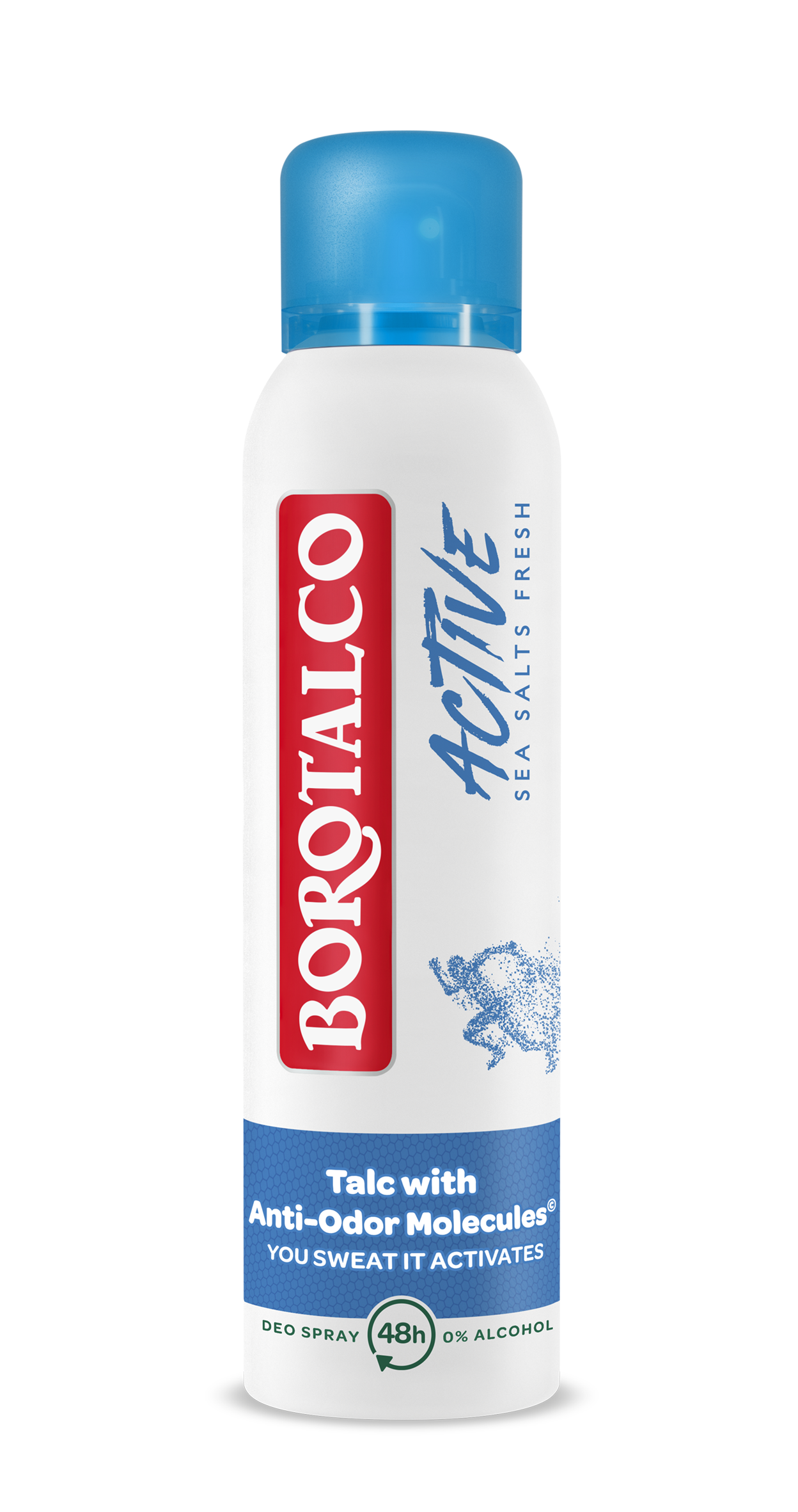 BOROTALCO Deo Active<br>150 ml, Spray, Spray, Meersalz