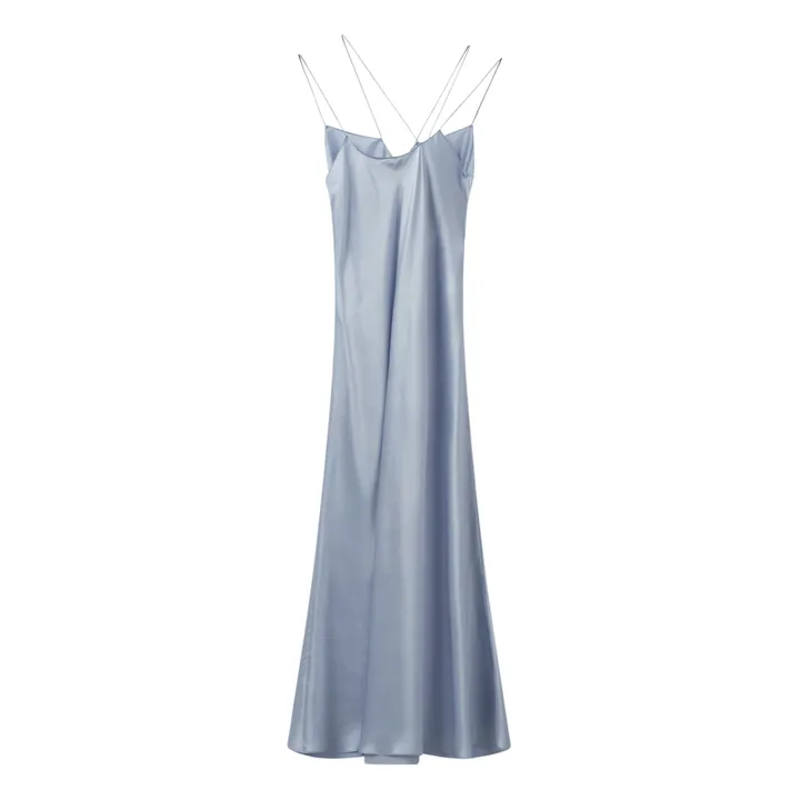 The Garment Robe Catania Slip Soie | Bleu Clair