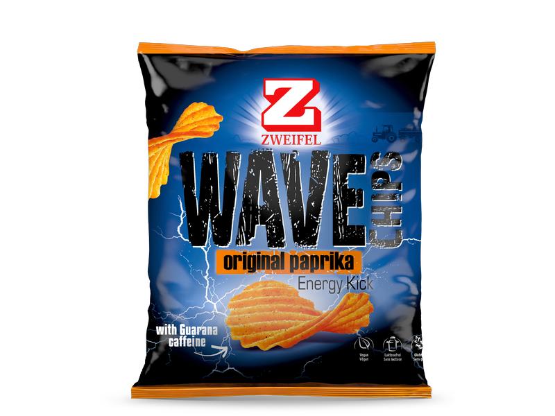 Zweifel Chips Wave Energy Paprika 120 g Kartoffelchips mit würzigem Paprikaaroma