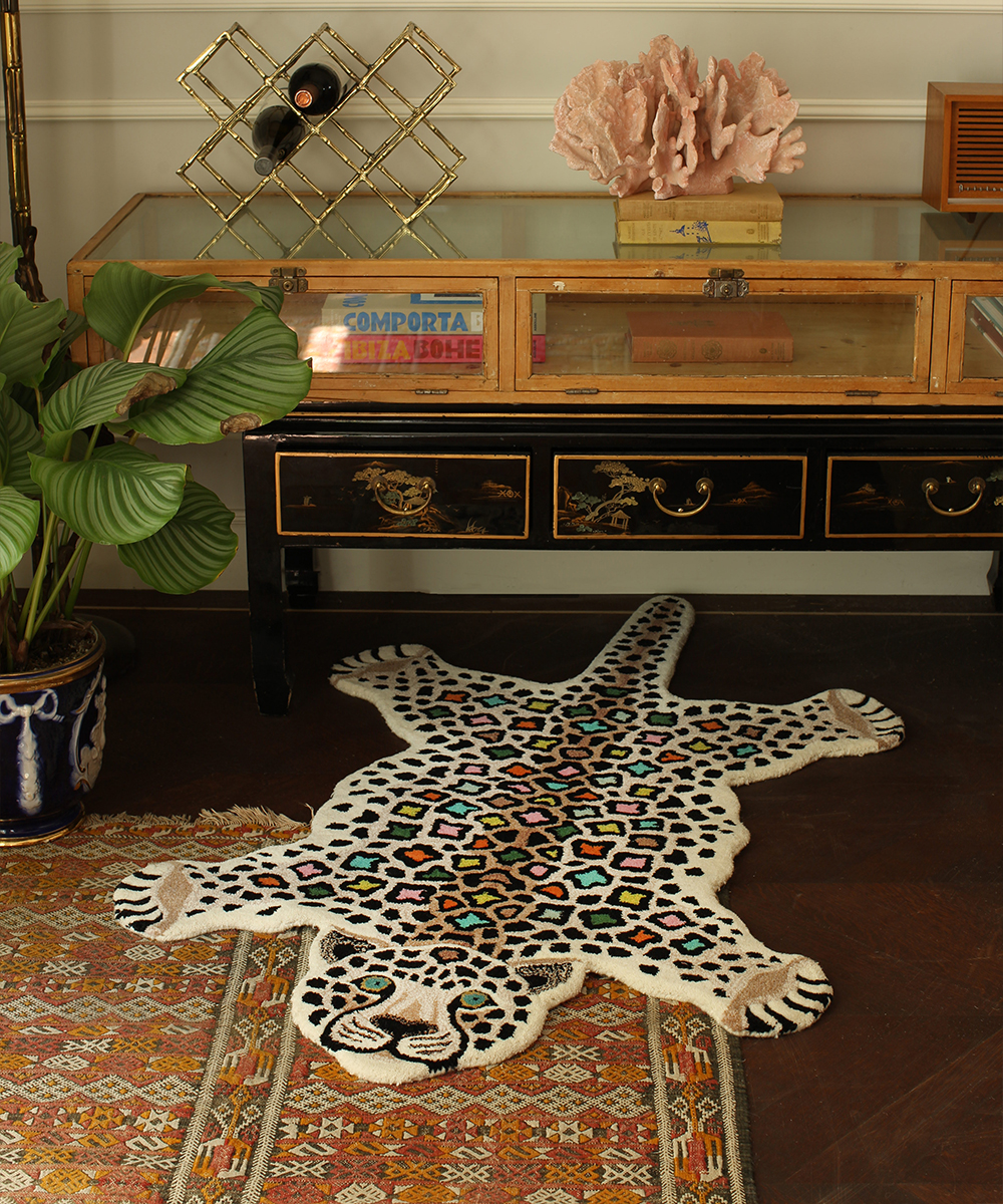 DG Disco Leopard Rug Large