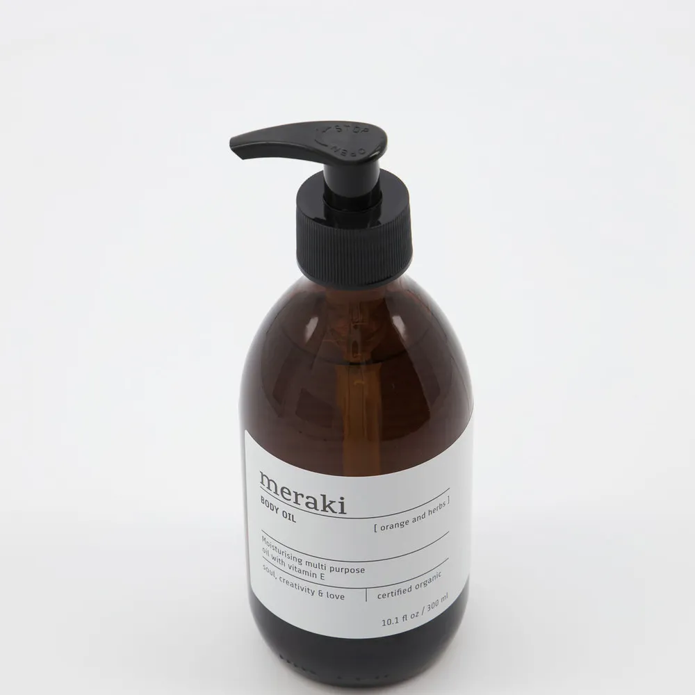 Meraki Multi Olie m. Orange & Herbs - 300 ml.