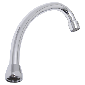 Sanivesk Kraanuitloop voor Wastafelkraan 15cm Chroom
