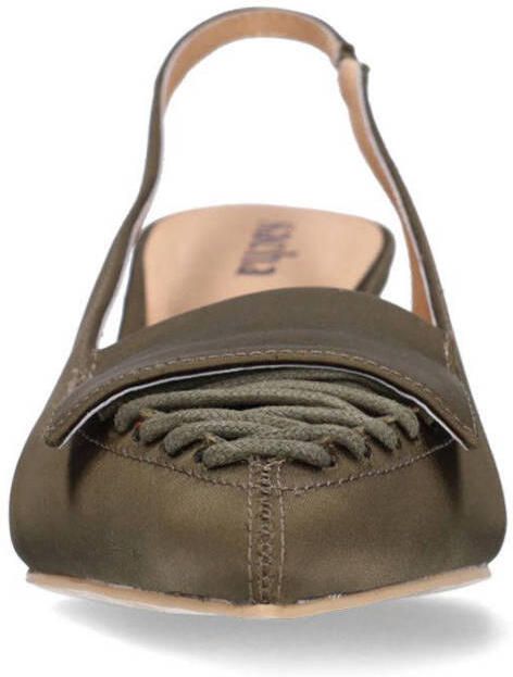 Sacha Dames Groene slingbacks