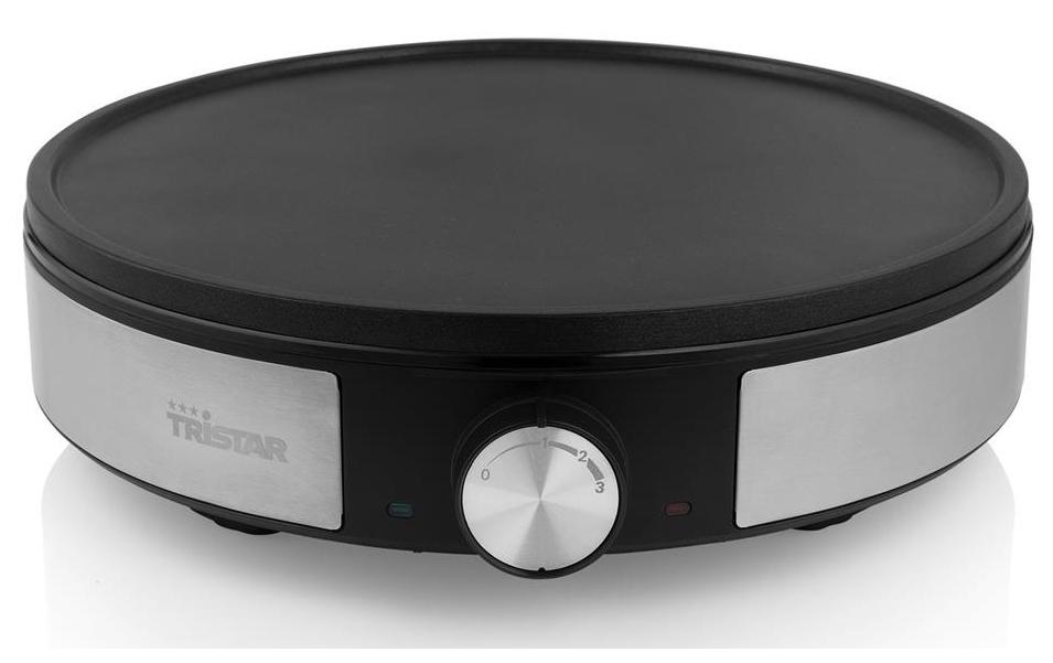 Crêpe Maker BP-2638 1200 W, Schwarz/SilberKüchengerät zur Herstellung von Crêpes oder Pfannkuchen