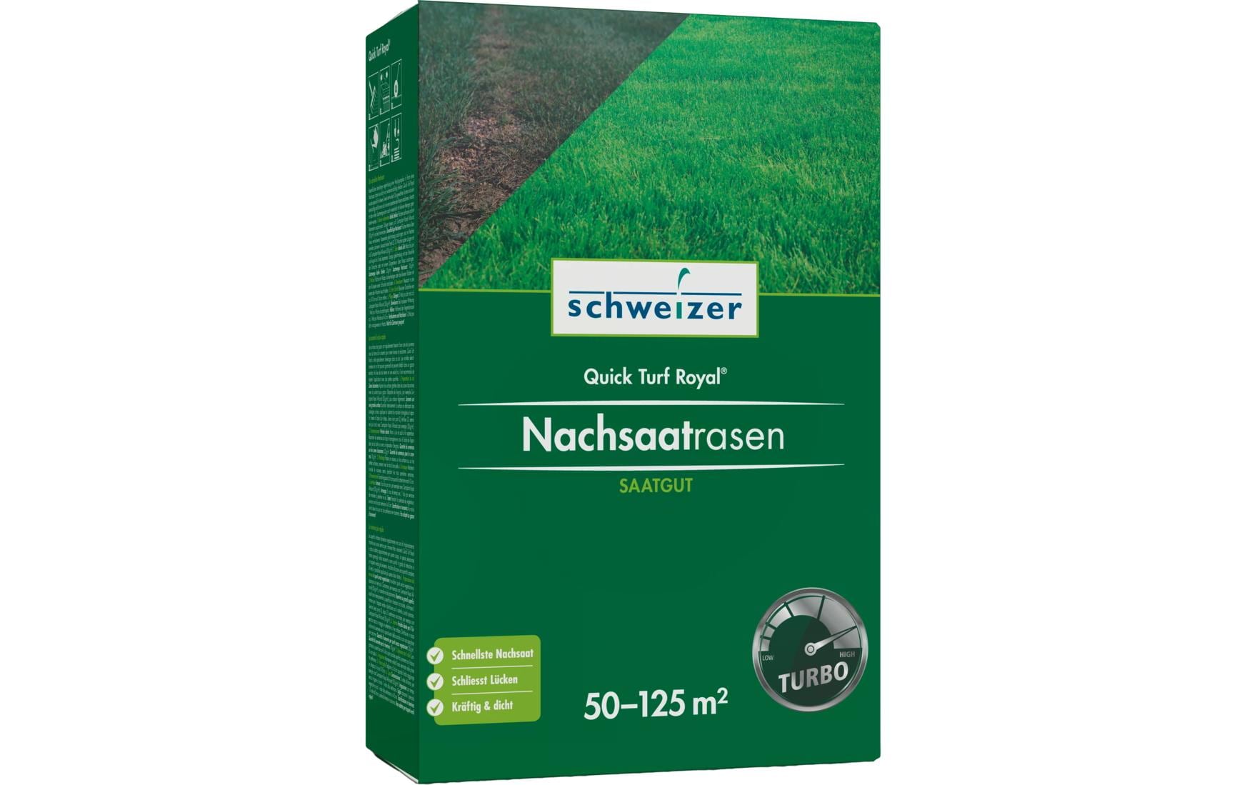 Nachsaat-Rasen Quick Turf Royal, 1250 gNachsaatrasen