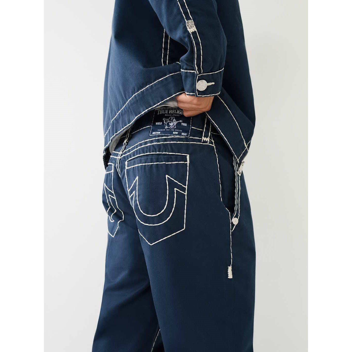 True Religion TR Twill Super T Bobby Baggy Jeans Mens