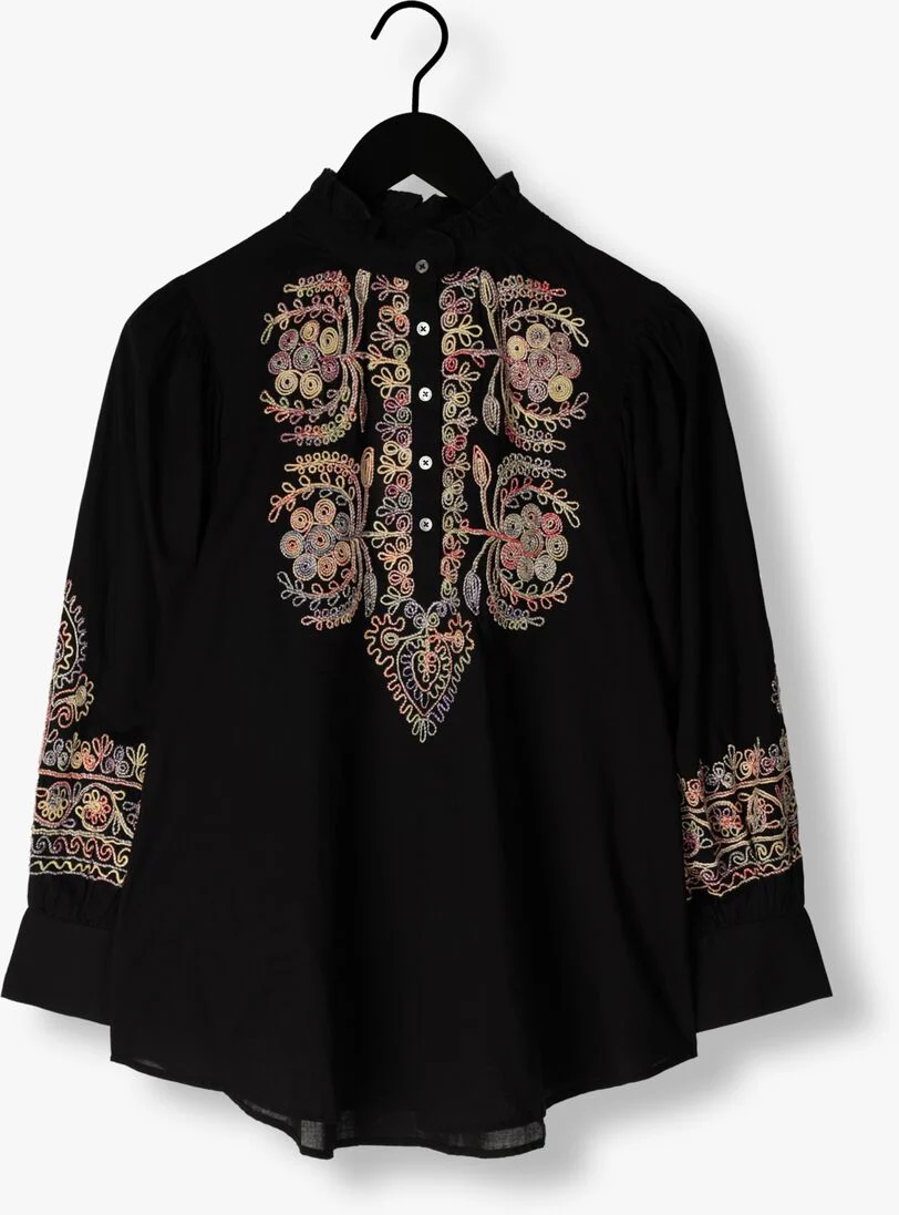 ANTIK BATIK zwarte antik batik blouse neil blouse