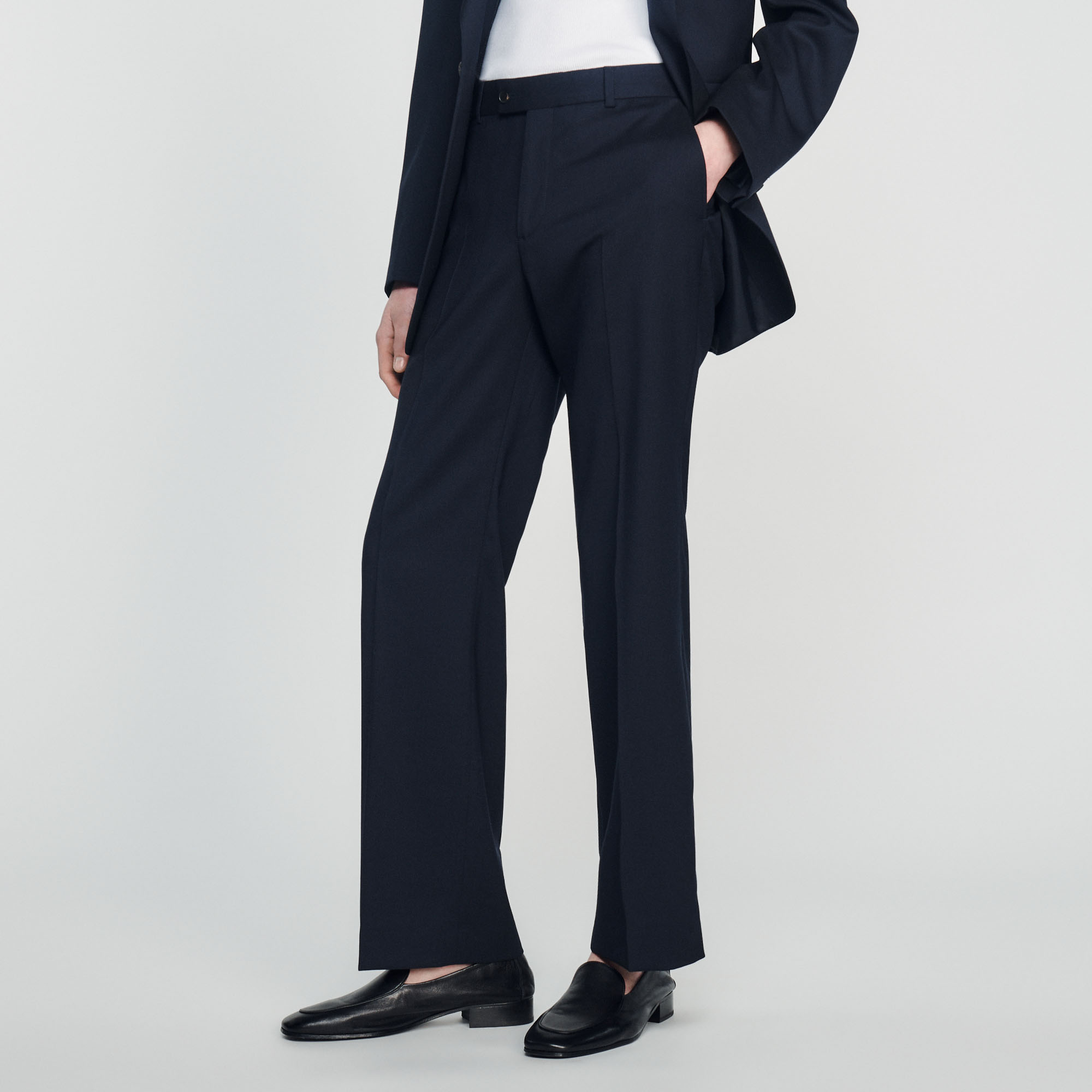 Pantalon de costume en laine