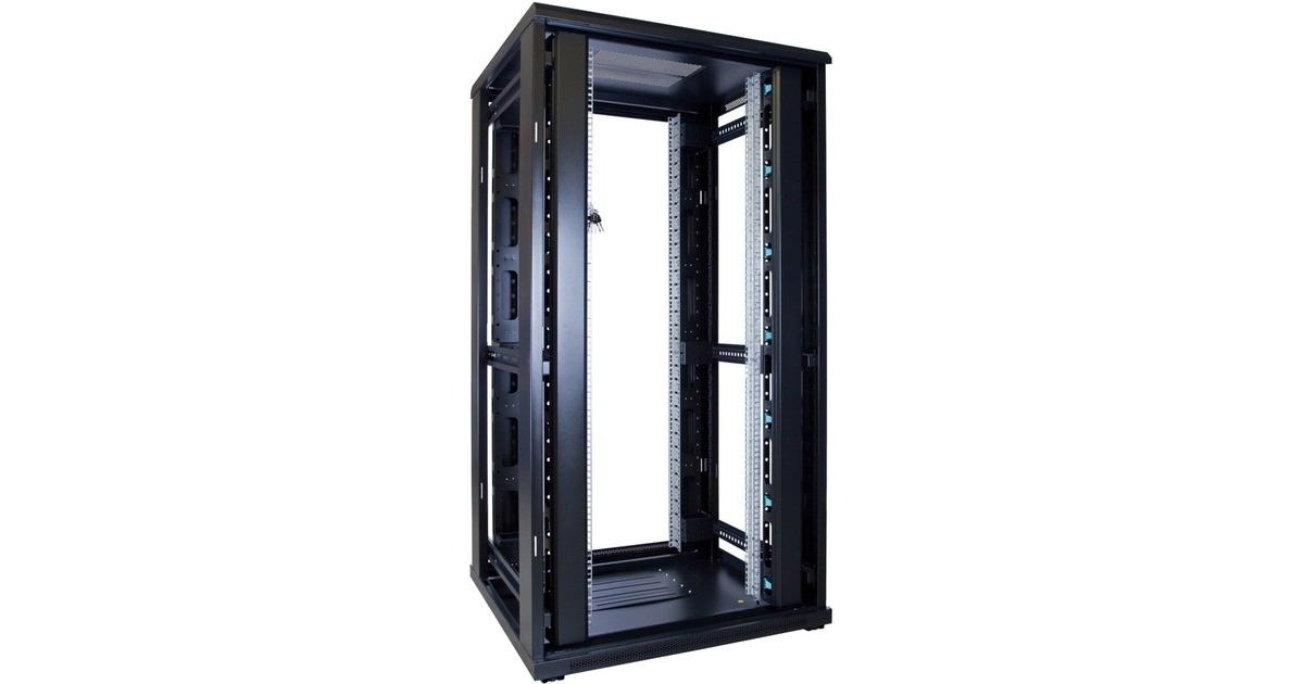 DSI32U serverkast met geperforeerde deur - DS8832PP server rack  (Zwart, 800 x 800 x 1600mm)