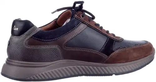 Australian blauw/bruin combi 15.1680.03-S12 - maat 47 veterschoen blauw/bruin combi - maat 47 Calandschoen
