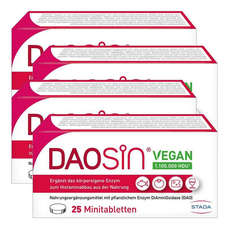 Daosin vegan Tabletten, 4x25 St