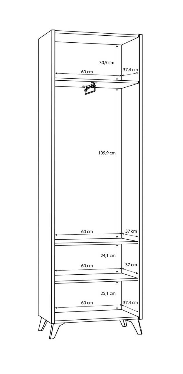 Voleo Garderobenschrank MOUNT COOK