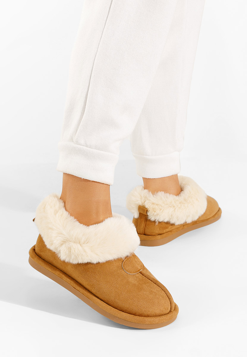 Chaussons pour femme chameau Olaria
