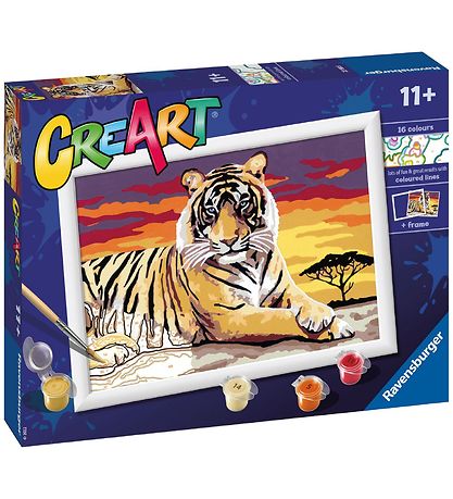 Ravensburger CreArt Males?t - Majestic Tiger
