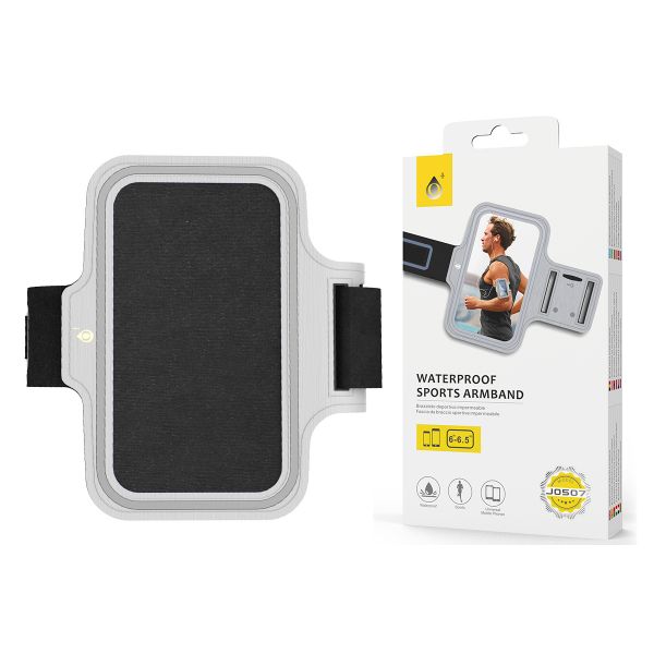 One Plus Bolsa para o Braço Desportiva para Xiaomi Redmi Note Pro 12 5G Impermeável One Plus J0507 Cinzento - 8434010404718