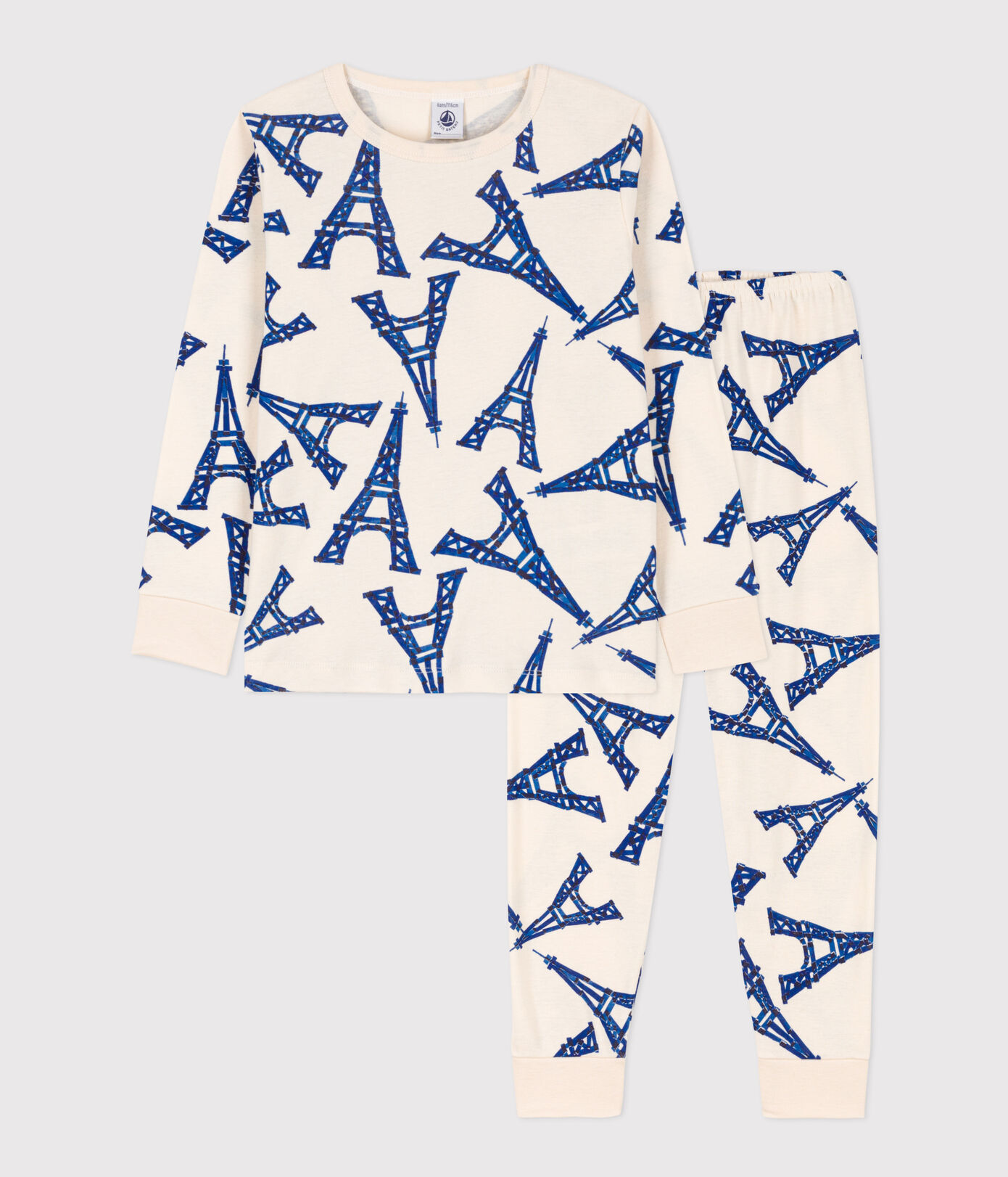 Pyjama Paris petite fille/petit garçon en coton