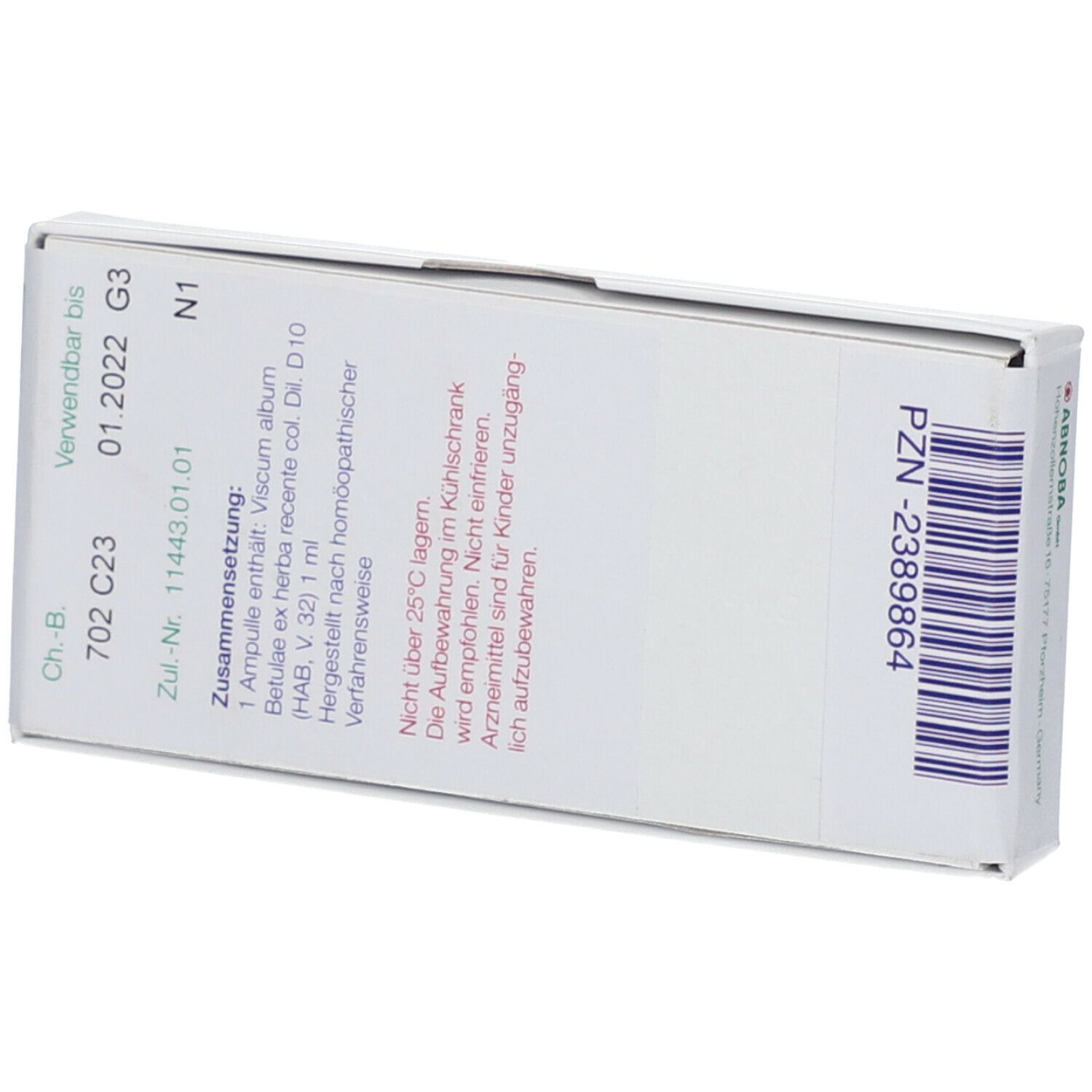 abnobaVISCUM® Betulae D10 Ampullen
