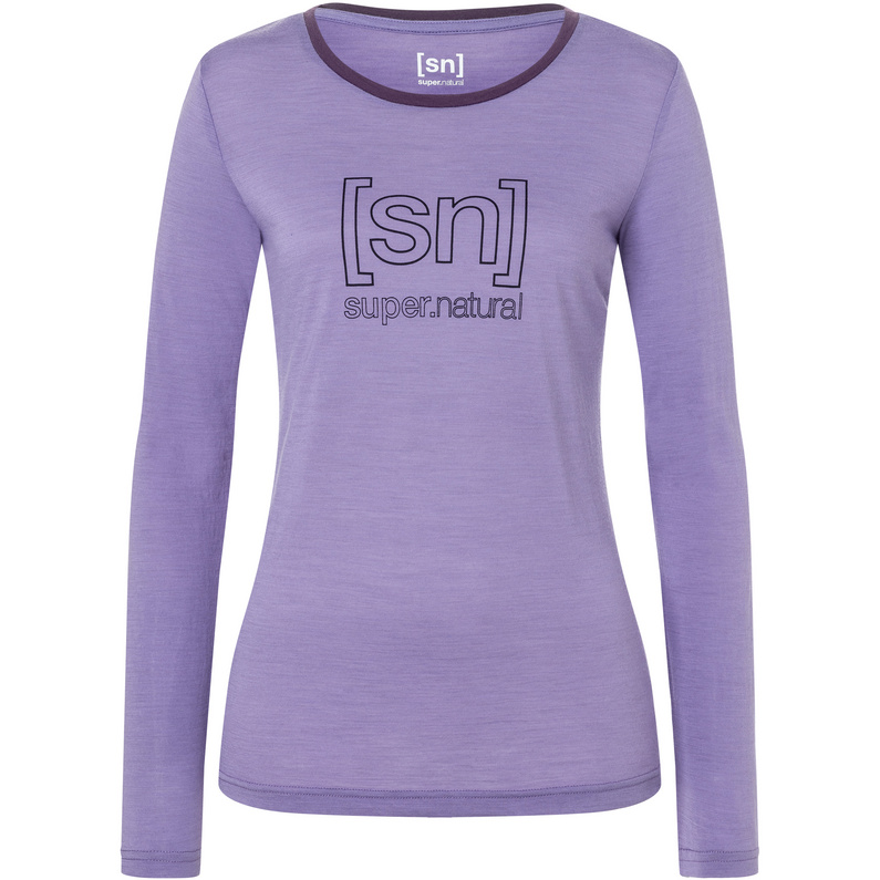 Super.Natural Damen The Essential Logo Longsleeve