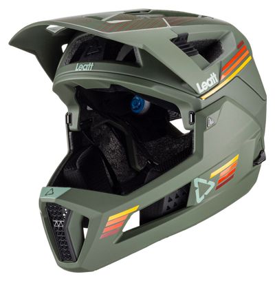 Casque avec Mentonnière Amovible Leatt MTB Enduro 4.0 Pine Vert 2023